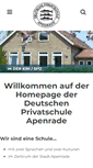 Mobile Screenshot of deutscheschuleapenrade.dk